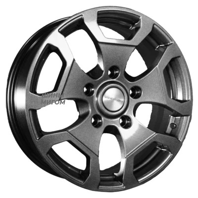Khomen Wheels 6.5x17/5x139.7 ET35 D98.5 KHW1725 (Niva 4x4) Gray