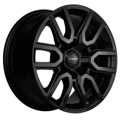 Khomen Wheels 8x17/6x139.7 ET30 D106.1 KHW1723 (Fortuner/Hilux) Black
